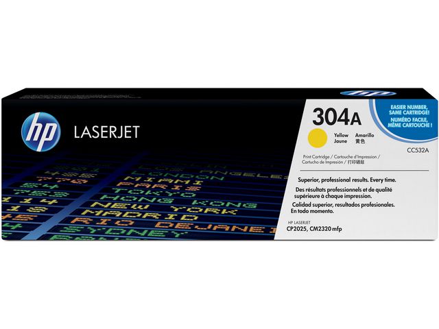 Toner HP CC532A 2.8K gul