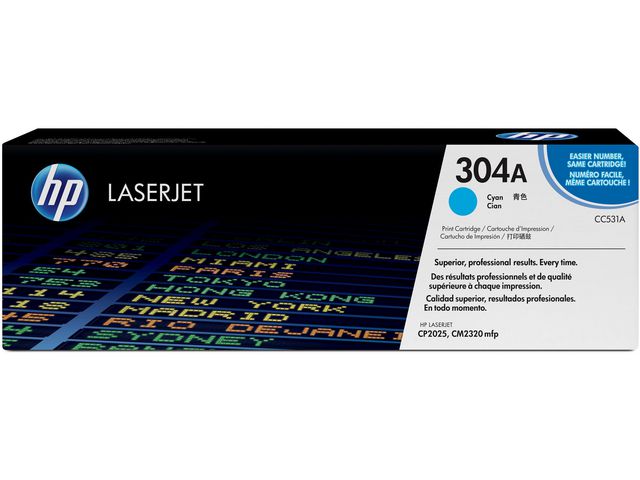 Toner HP CC531A 2.8K blå