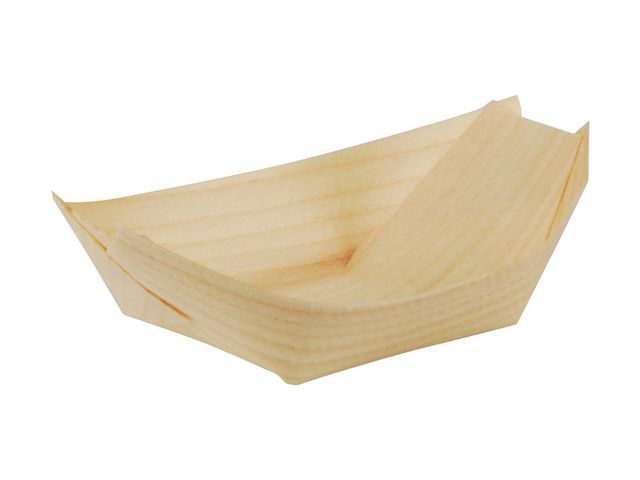 Demo bowl PURE boat-shaped 11x6.5 cm (50)