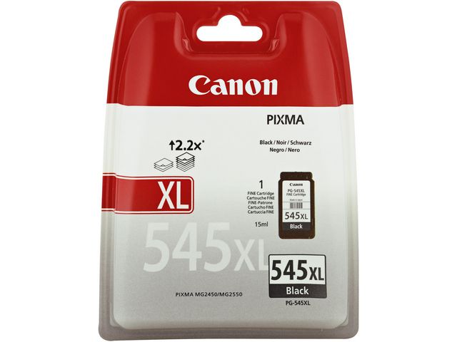 Blekk CANON PG-545 XL sort 15ml