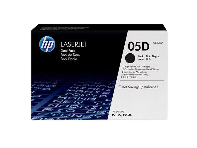 Toner HP CE505D 05A 2.3K sort (2)