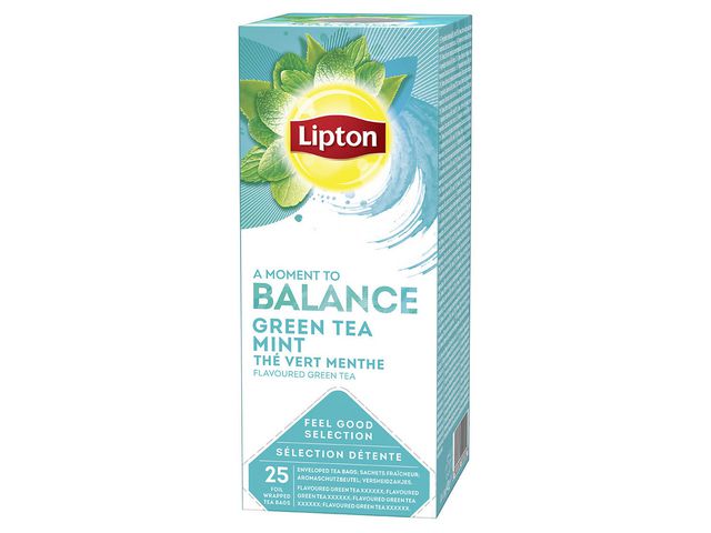 Te LIPTON grønn tchae m/mint (25)