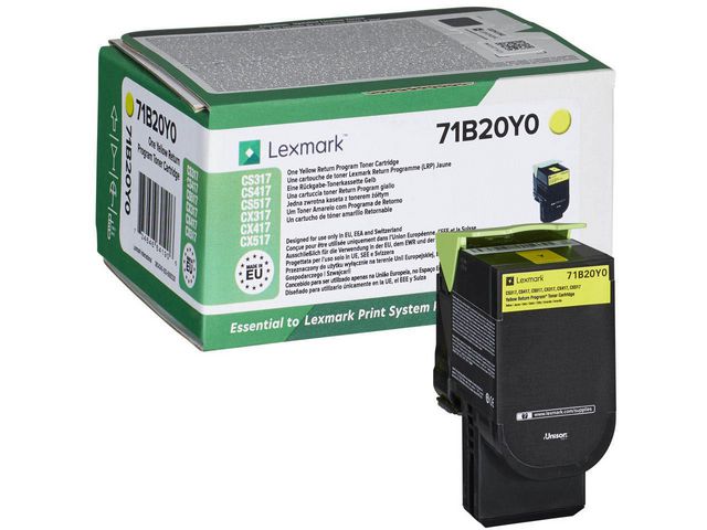 Toner LEXMARK Return Prgm 3K yellow