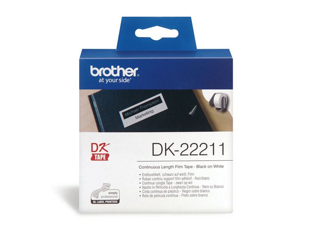 Etikett BROTHER DK-22211 pl 29mmx15,24m