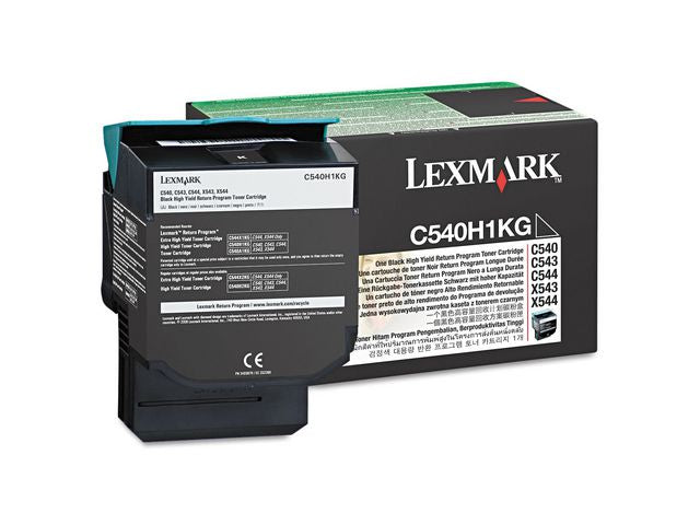 Toner LEXMARK C540H1KG 2.5K sort