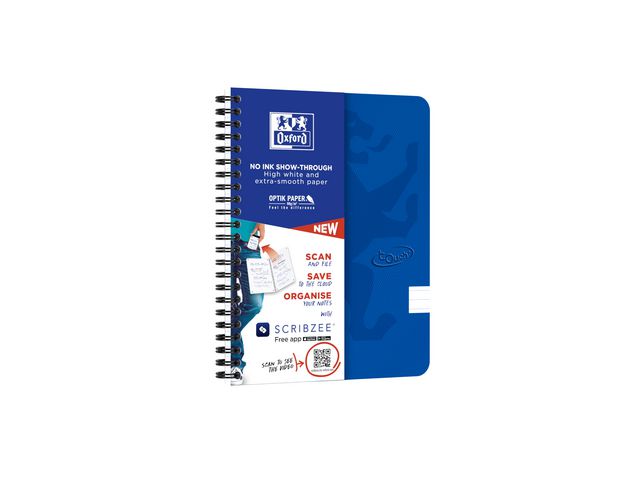 Notebook OXFORD Touch A5+ 90g lines blue