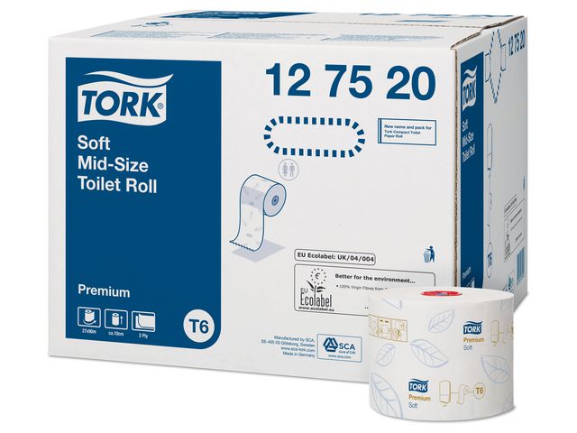 Toalettpapir TORK Premium 2L T6 90m