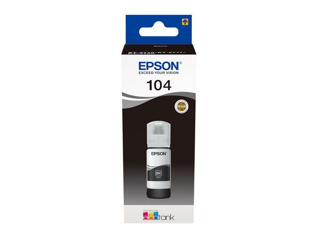 Blekk EPSON 104 EcoTank sort