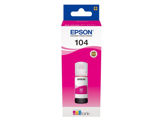 Blekk EPSON 104 EcoTank rød