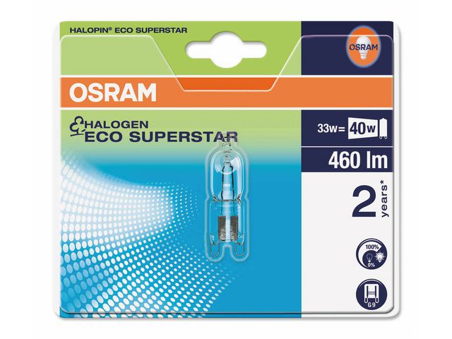 Lyspære OSRAM halopin 35W/1028 G9