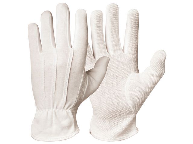 Gloves GRANBERG cotton microdots 10