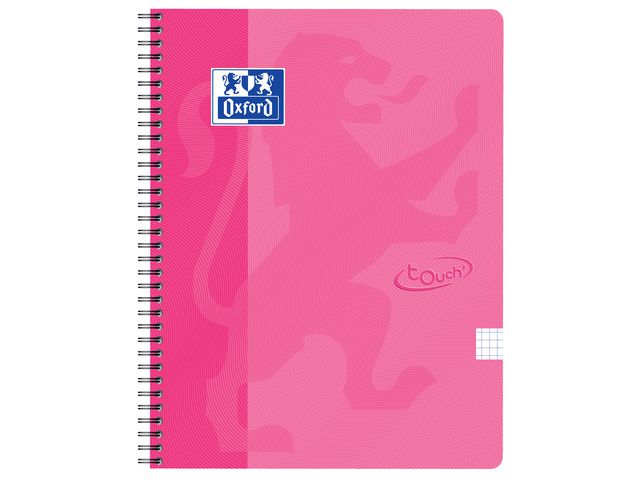 Notebook OXFORD Touch A4+ 90g check pink