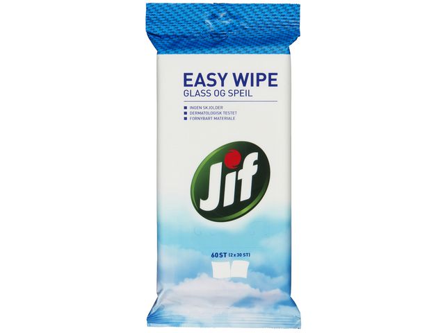 Wipes JIF glass and mirror (60)