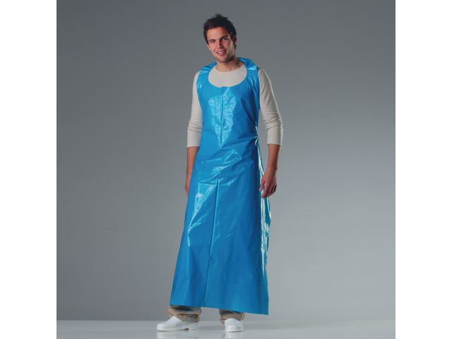 Disposable apron GRANBERG 90x150 blue (250)