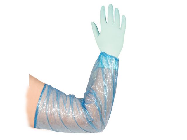 Plastic sleeves GRANBERG 60cm blue (1000)