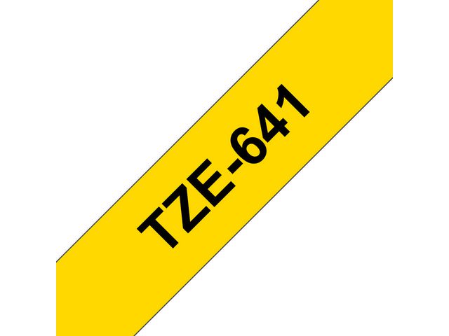 Tape BROTHER TZe-641 18mmx8m black/yellow