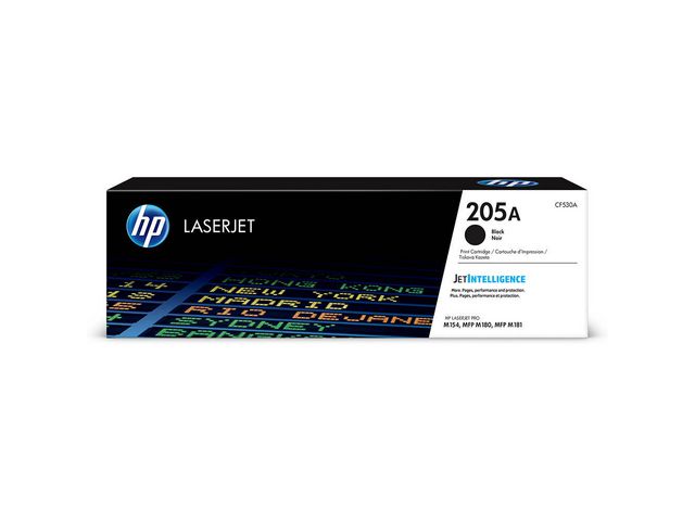 Toner HP CF530A 205A 1.1K Sort