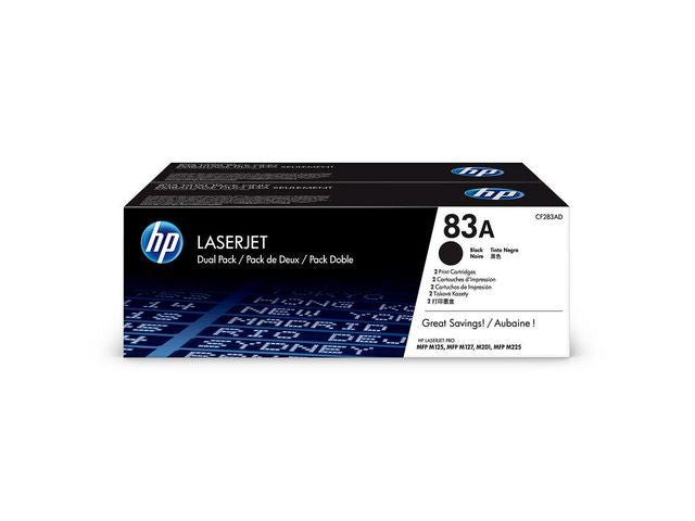 Toner HP CF283AD 83A sort (2)