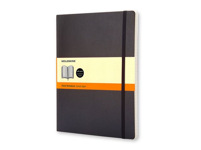 Notebook MOLESKINE Soft XL line black