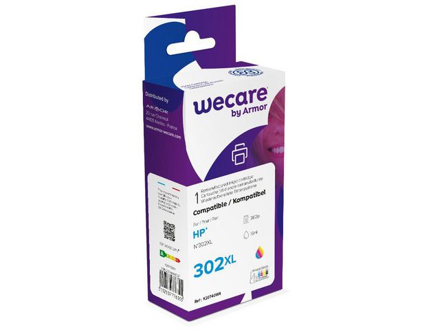 Blekk WECARE HP 302XL F6U67A CMY (3)