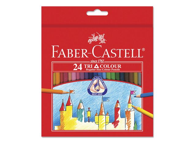 Fargeblyant FABER-CASTELL Tri Color (24)