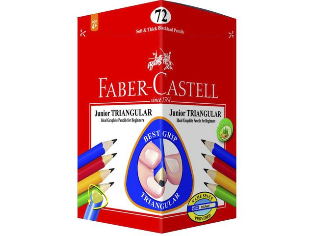 Beginner pencil FABER-CASTELL 2B (72)