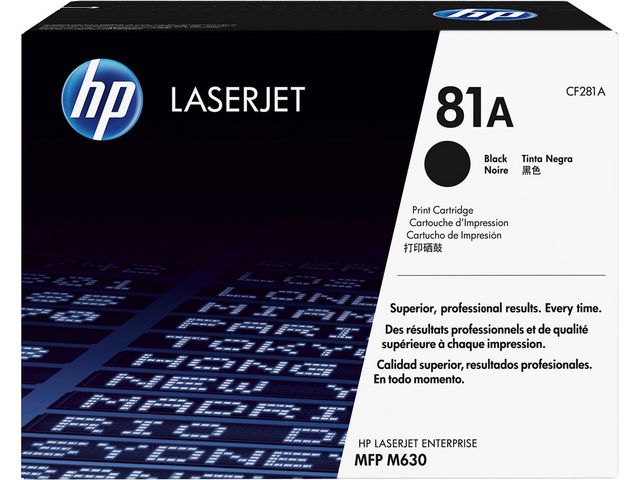 Toner HP CF281A 10.5K sort