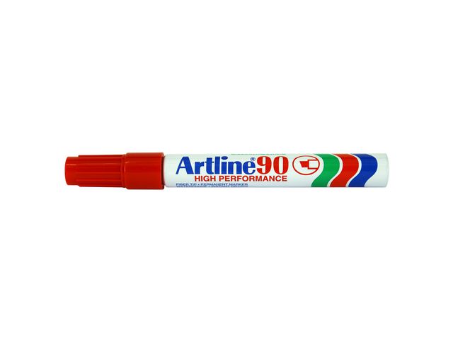 Merkepenn Artline 90 2,5 mm rød