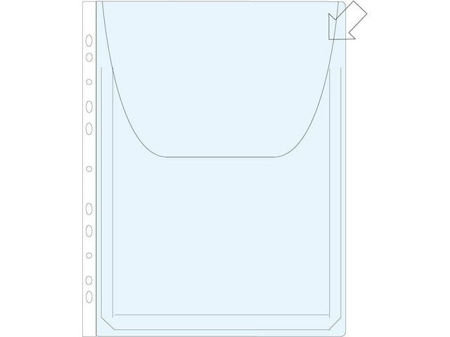 Plastlomme A4 topp eksp m/kl.180my (25)