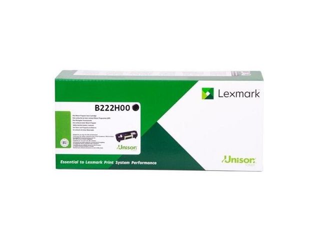 Toner LEXMARK B222H00 Sort