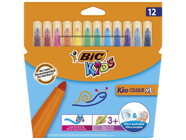 Tusj BIC Kids XL ass.farger (12)