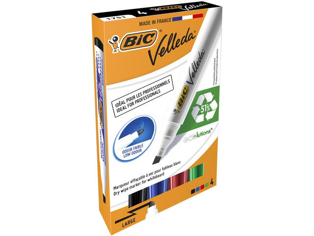 Whiteboardpenn BIC Velleda 1754 ass (4)