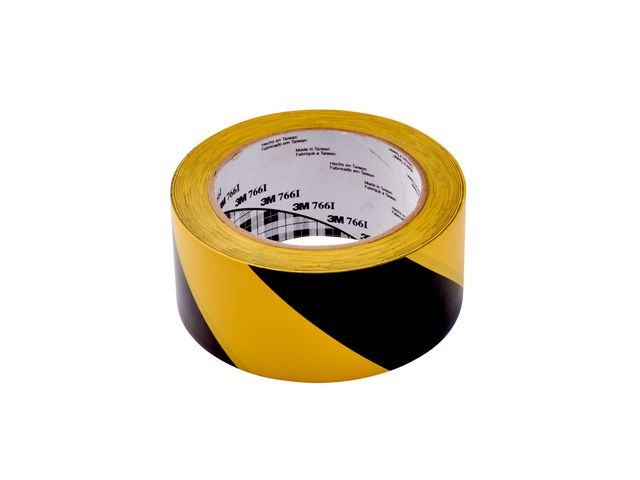 Warning tape 3M 766 yellow/black