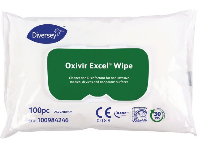 Overflatedesinfeksjon OXIVIR Wipe (100)