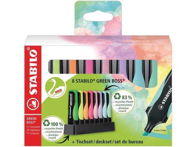 Text markers STABILO Green Boss (8)