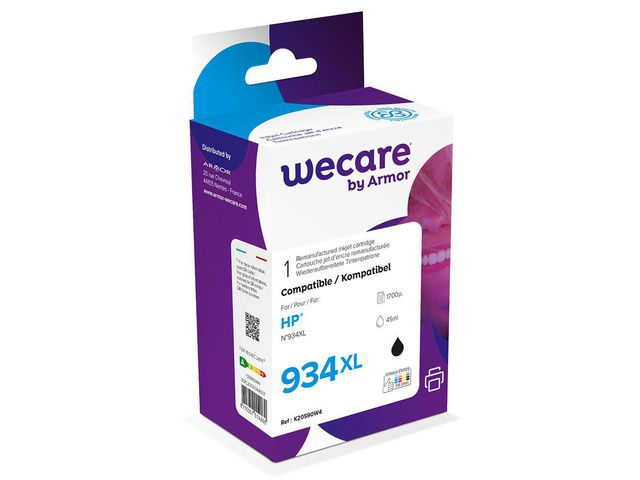 Blekk WECARE HP 934XL C2P23A Sort