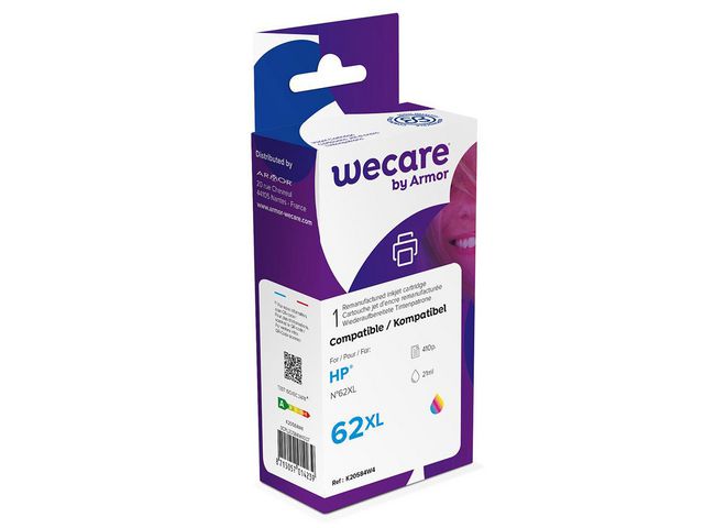 Blekk WECARE HP 62XL C2P07AE CMY (3)