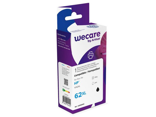 Blekk WECARE HP 62XL C2P05AA Sort