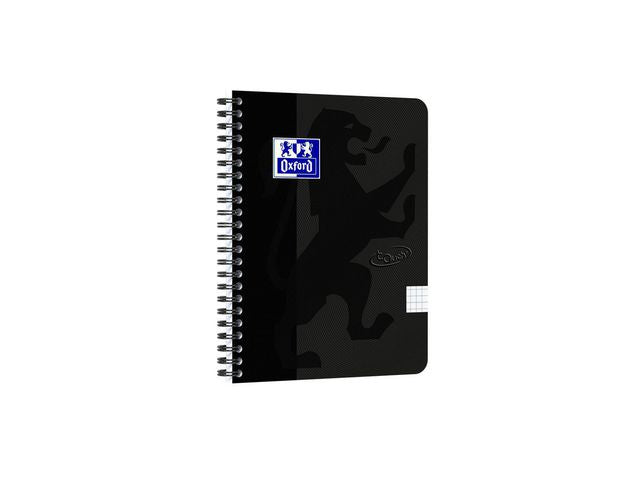 Notebook OXFORD Touch A5+ 90g grid black