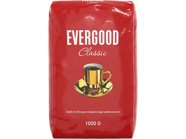 Kaffe EVERGOOD filtermalt 1000g