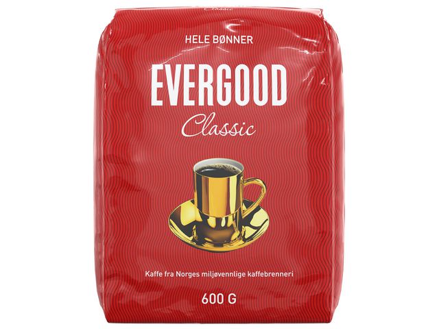 Kaffe EVERGOOD hele bønner 600g