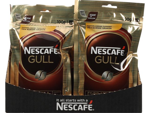 Kaffe NESCAFÉ Gull refill 100g