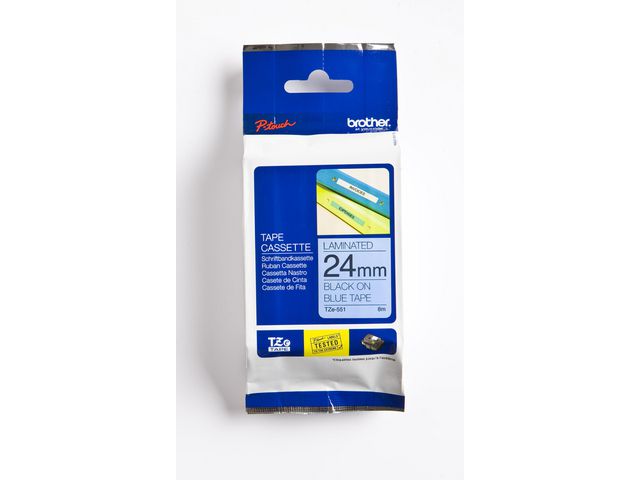 Tape BROTHER TZe-551 24mmx8m black/blue