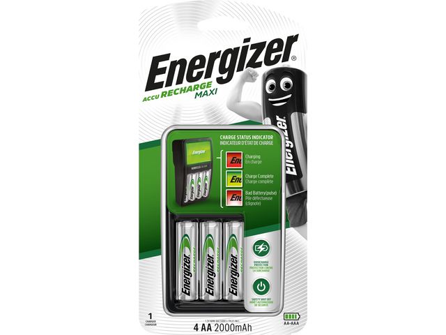 Batterilader ENERGIZER Maxi + AA (4)