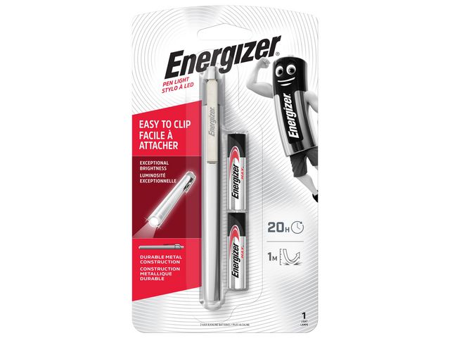 Lommelykt ENERGIZER Metal Penlight 2AAA