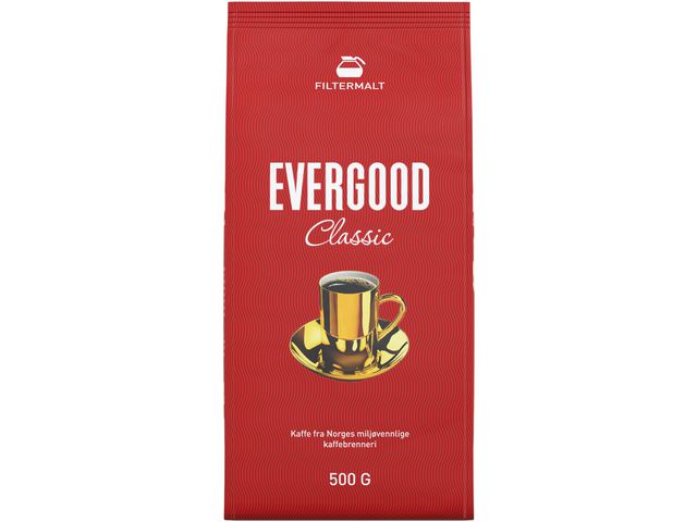 Kaffe EVERGOOD filtermalt 500g