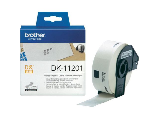 Etikett BROTHER DK-11201 ad 29x90mm(400)