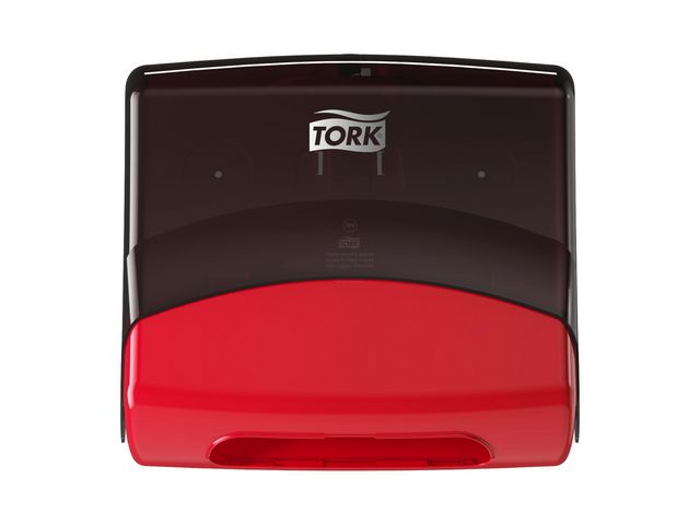 Dispenser TORK top-pack W4 rød/sort