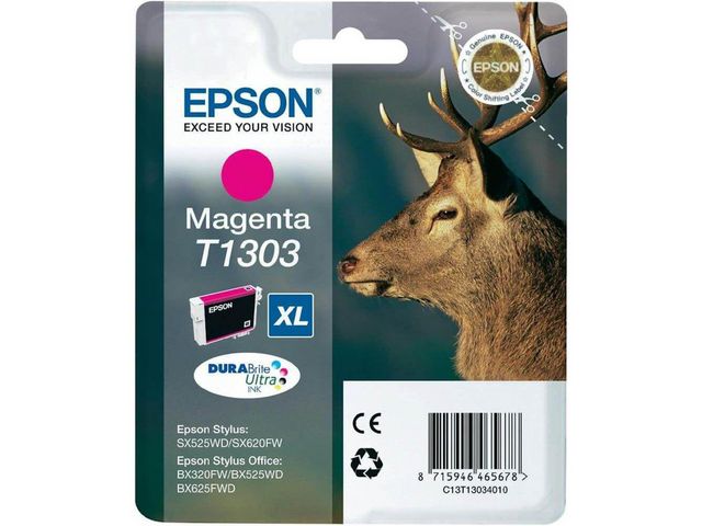 Blekk EPSON T1303 C13T13034012 magenta