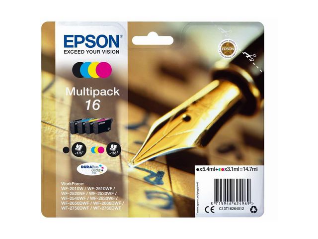 Blekk EPSON 16 C13T16264012 CMYK (4)